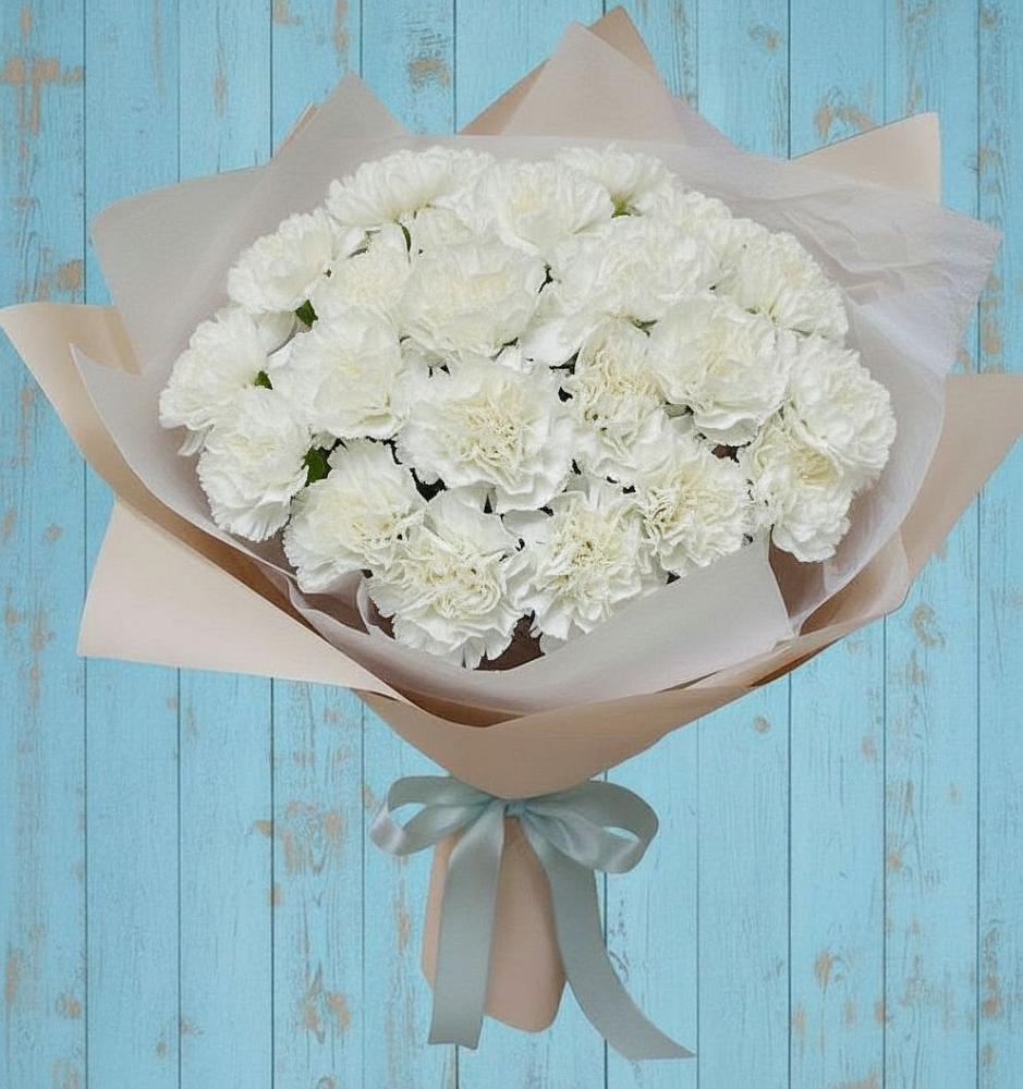 Букет цветов из: Гвоздики в Новый Адыгея