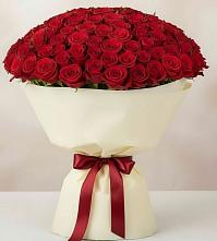 Букет 101 Красная роза Милано в Новый Адыгея