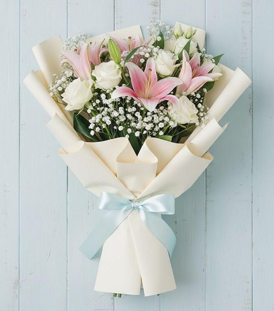 Букет цветов из: Лилии в Новый Адыгея