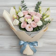 Букет цветов из:  Лизиантусы в Новый Адыгея