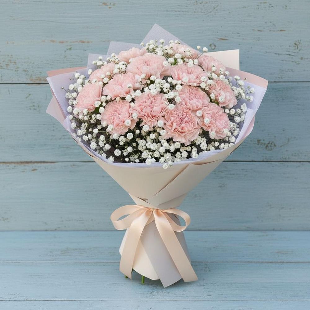 Букет цветов из: Гвоздики в Новый Адыгея