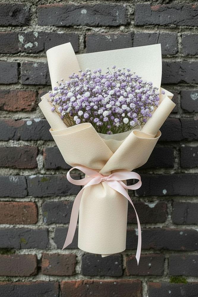 Букет цветов из: Гипсофила в Новый Адыгея