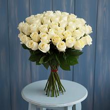 Букет 51 Белая роза Эдлесс Лав #REPLACE_PRED# Новый Адыгея