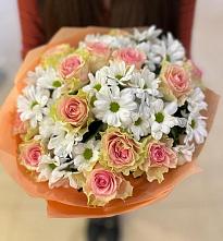 Букет цветов из:  Розы и Хризантемы #REPLACE_PRED# Новый Адыгея