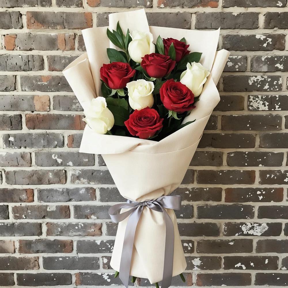 Букет цветов из: Розы в Новый Адыгея