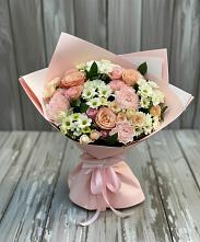 Букет цветов из:  Гвоздики, Розы и Хризантемы #REPLACE_PRED# Новый Адыгея