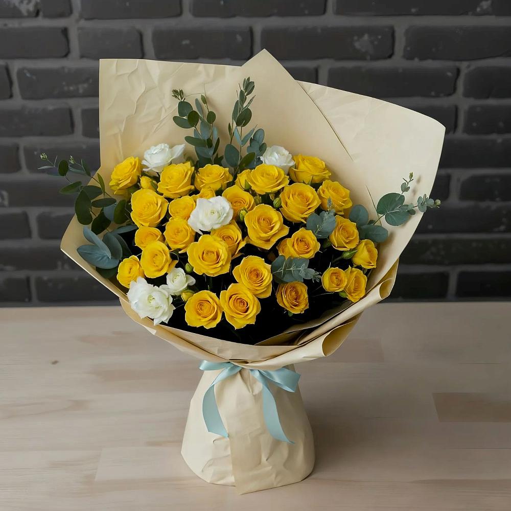 Букет цветов из: Розы в Новый Адыгея