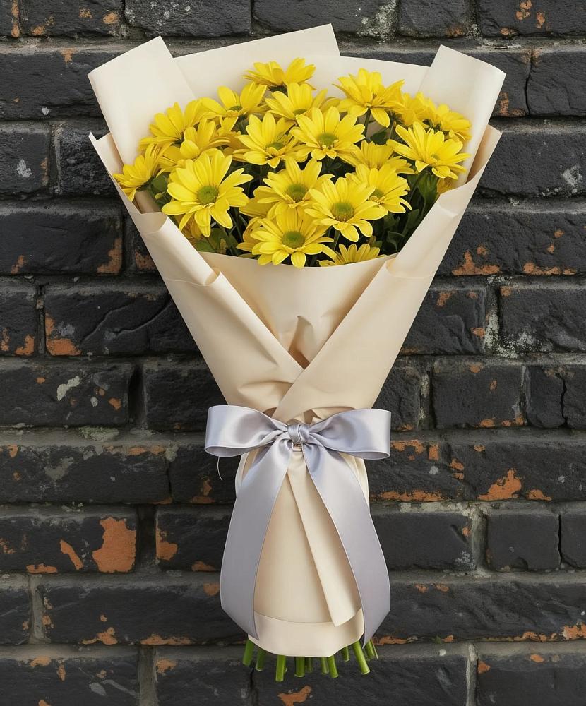 Букет цветов из: Хризантемы в Новый Адыгея