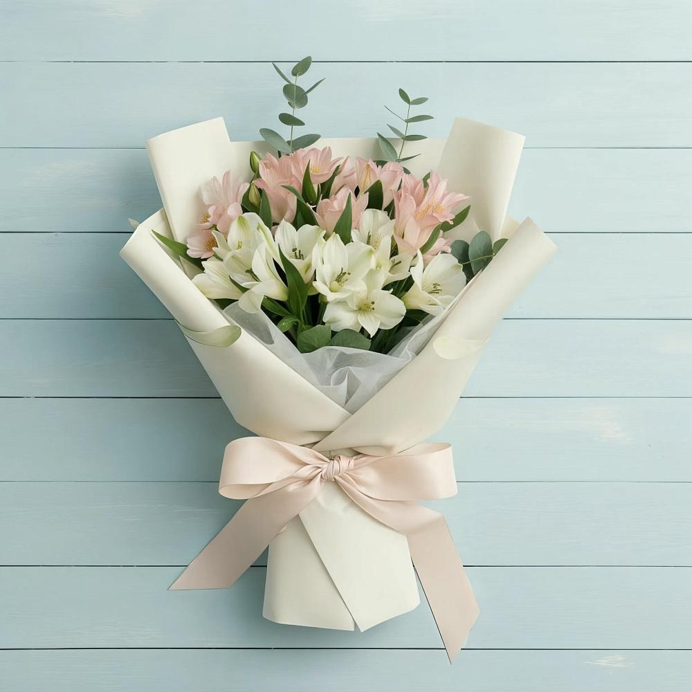 Букет цветов из: Альстромерии в Новый Адыгея